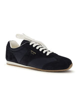 Blue Calf Leather Bos Taurus Athletic Sneakers