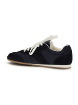 Blue Calf Leather Bos Taurus Athletic Sneakers