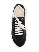 Blue Calf Leather Bos Taurus Athletic Sneakers