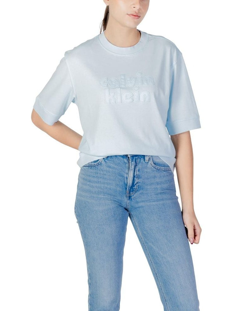 Calvin Klein Jeans · Тениска · Светлосин | DontMiss.bg