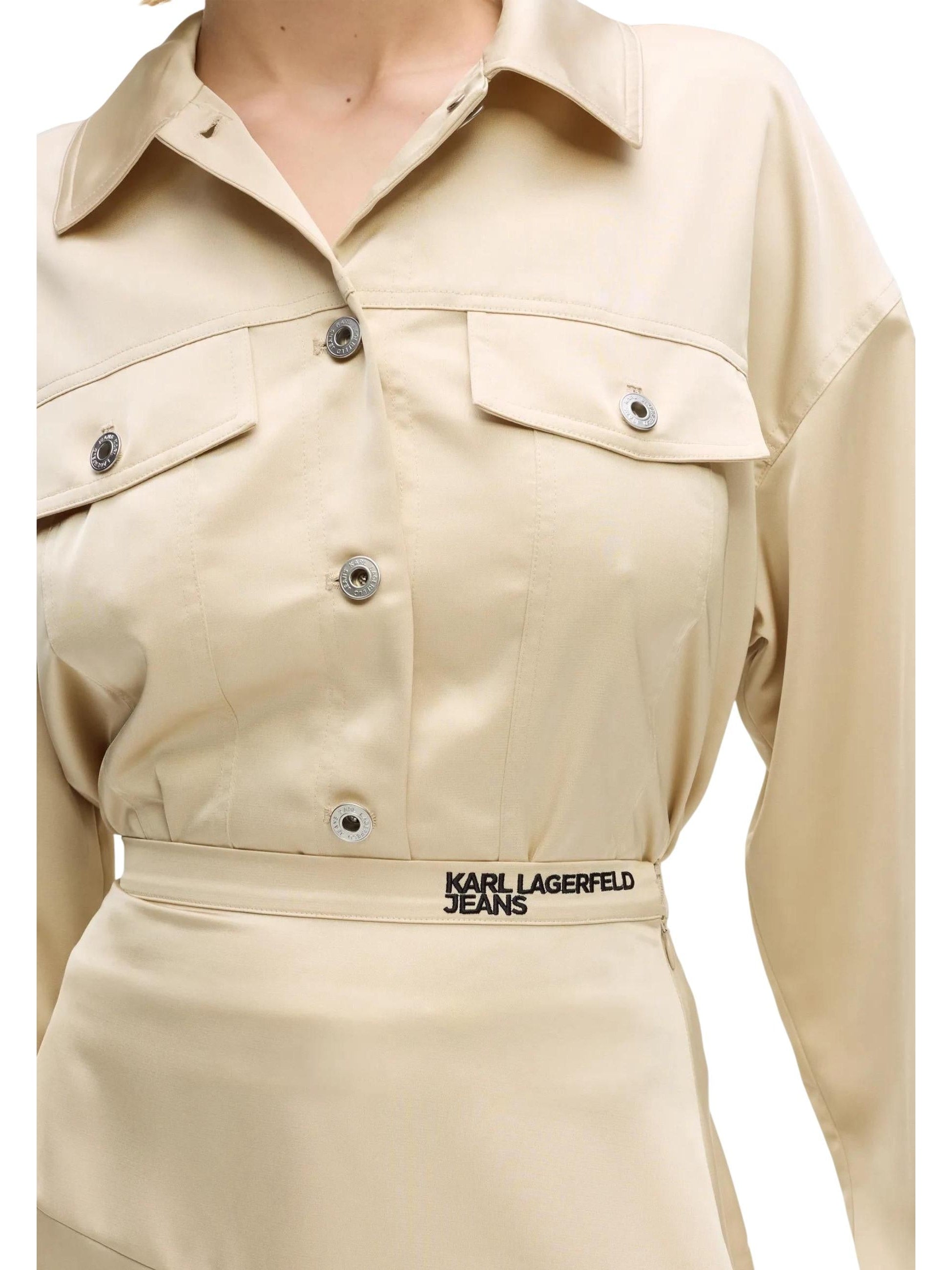 Karl Lagerfeld Jeans · Пола · KLJ Satin Mini Skirt | DontMiss.bg