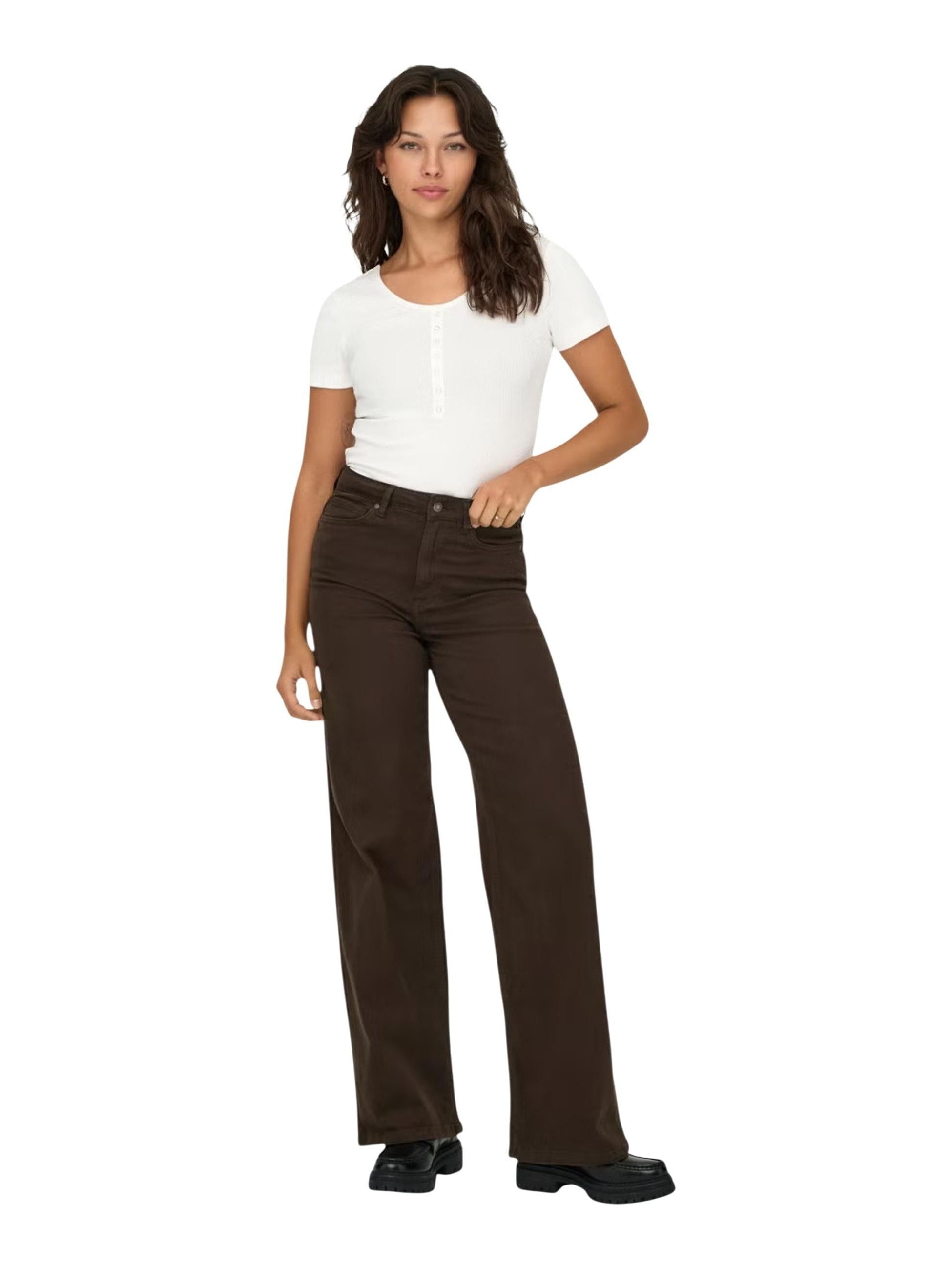 ONLY · Дънки · ONLMADISON BLUSH HW WIDE COLOR DNM NOOS | DontMiss.bg