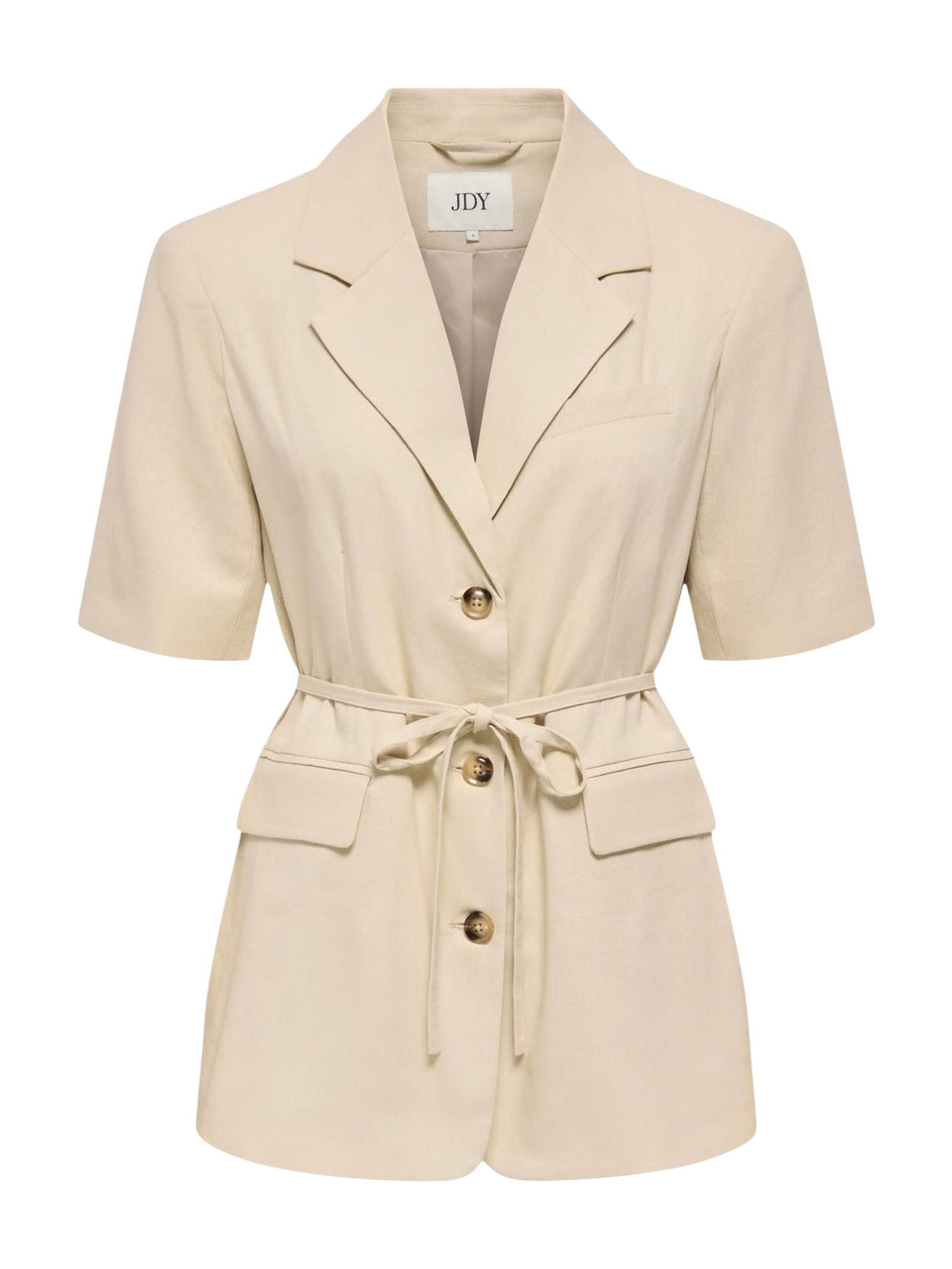 Jacqueline de Yong · Сако · Jdynaomi Linen S/S Belt Blazer Tlr | DontMiss.bg