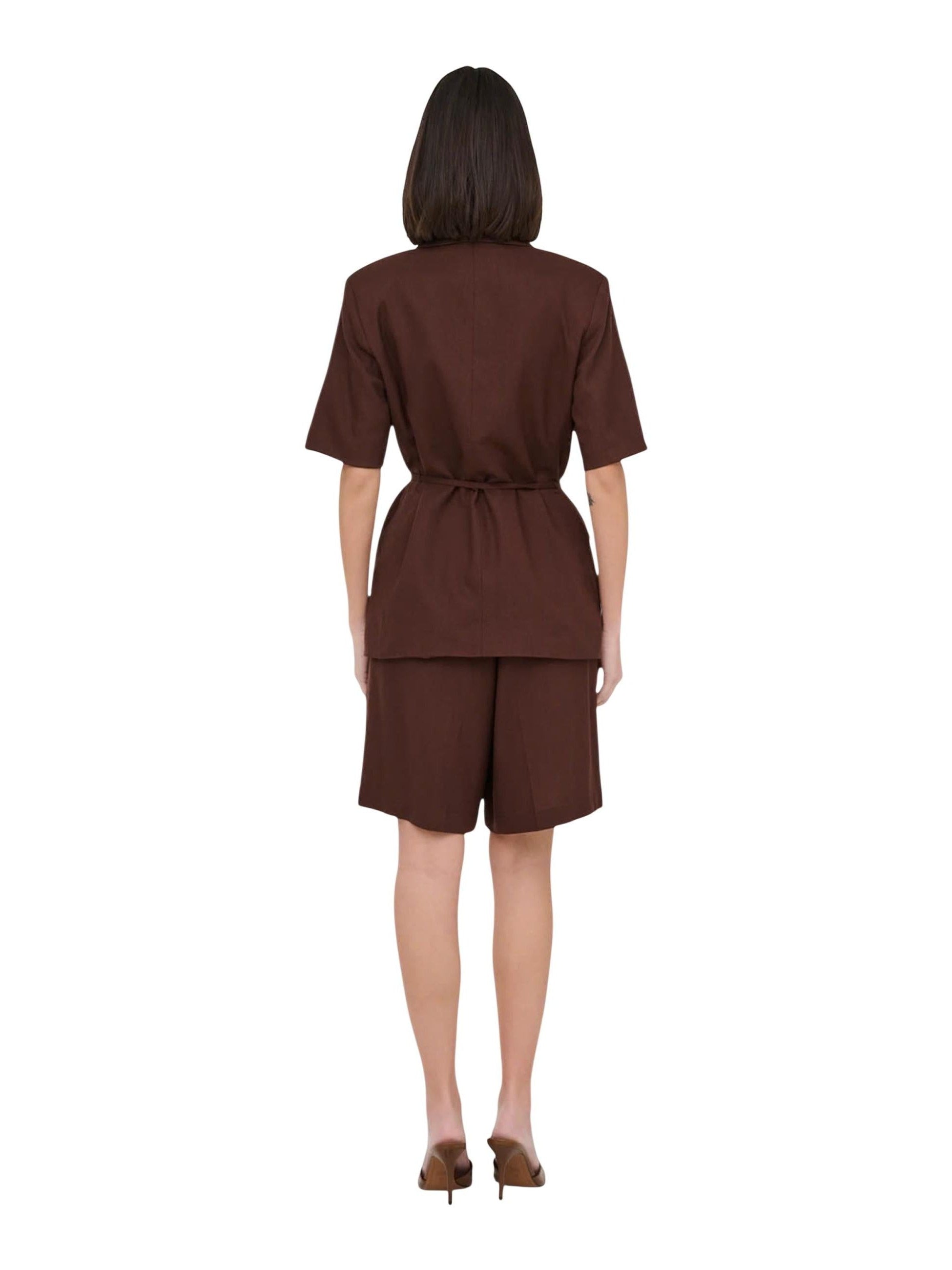 Jacqueline de Yong · Сако · Jdynaomi Linen S/S Belt Blazer Tlr | DontMiss.bg