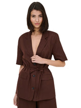Jacqueline de Yong · Сако · Jdynaomi Linen S/S Belt Blazer Tlr | DontMiss.bg