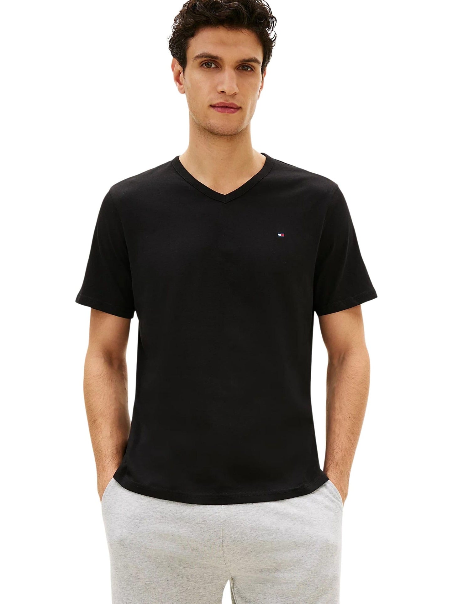 Tommy Hilfiger · Тениска · 3P SS V-NECK TEE | DontMiss.bg