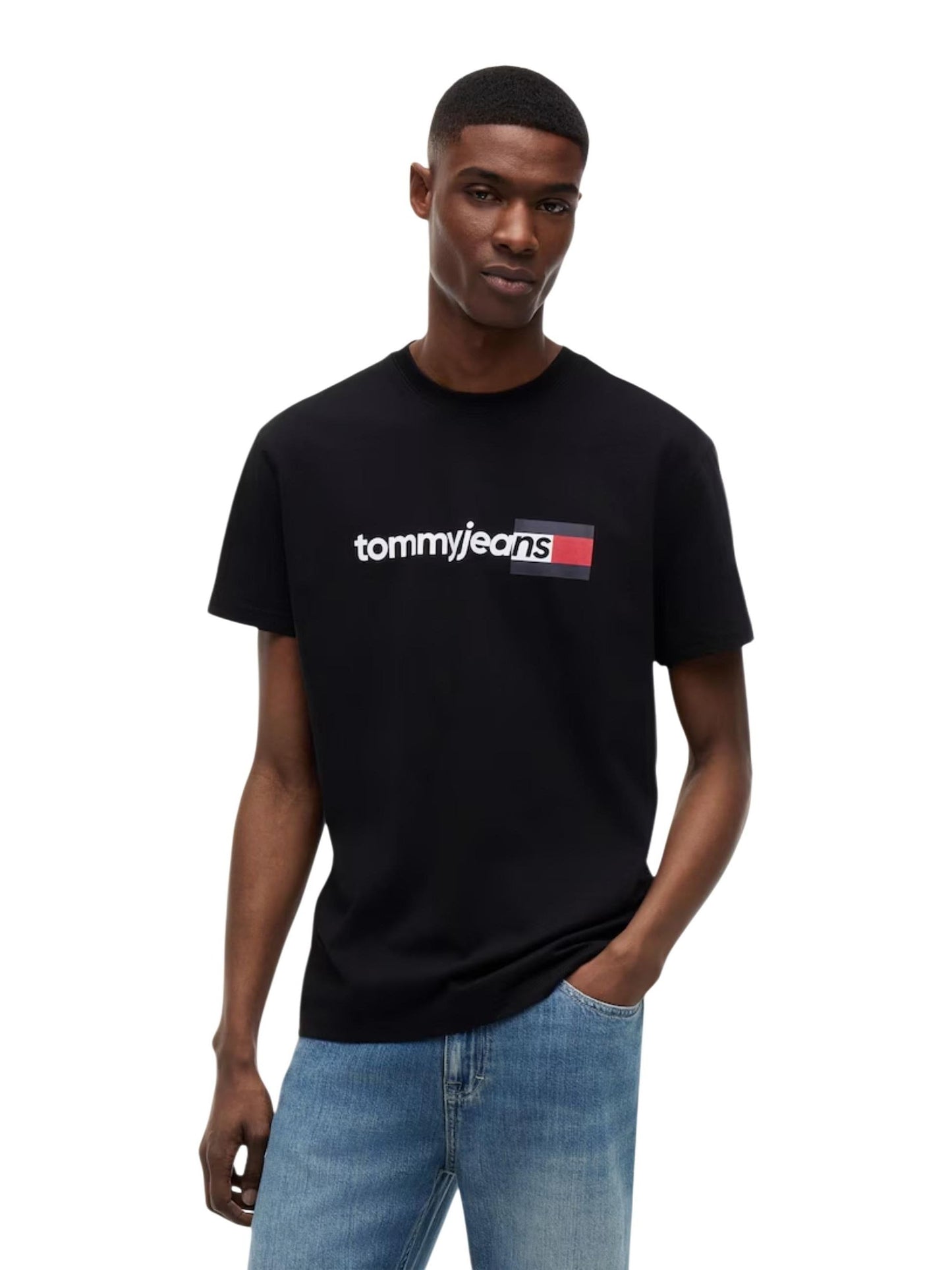 Tommy Jeans · Тениска · Черен | DontMiss.bg