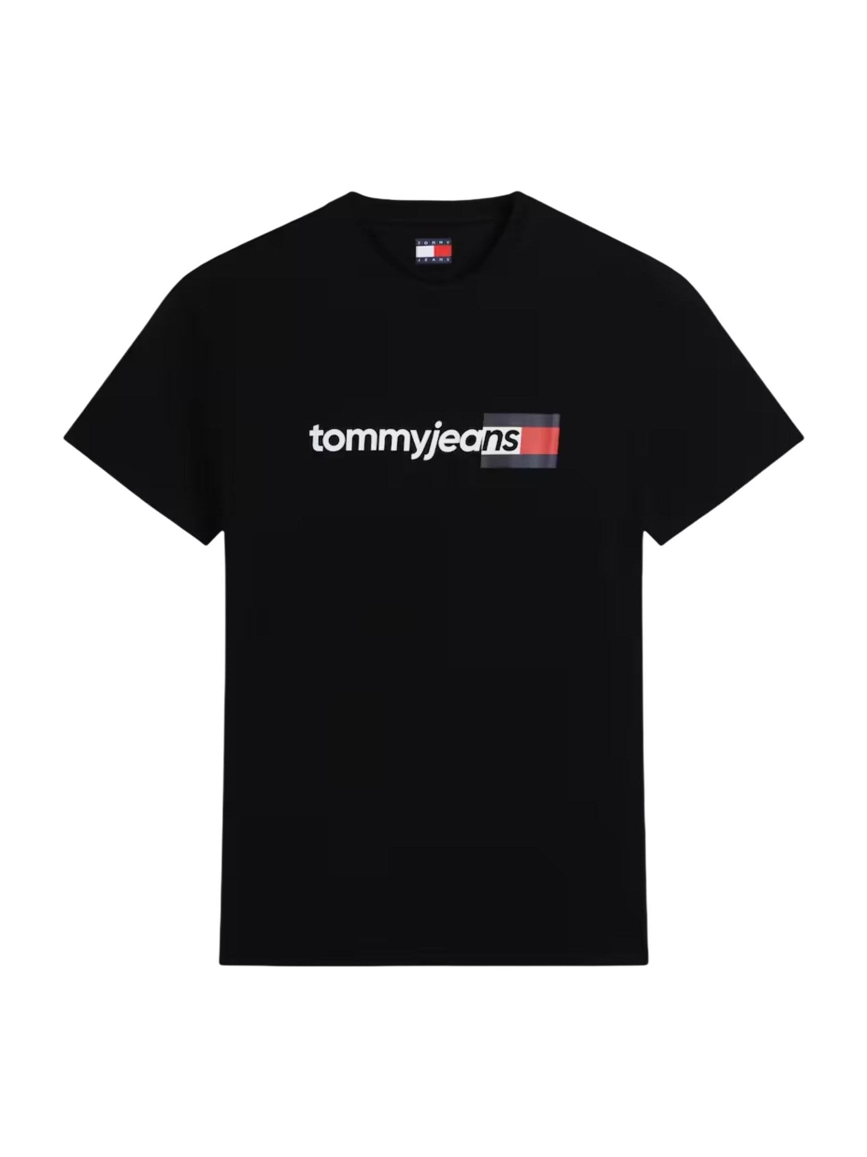 Tommy Jeans · Тениска · Черен | DontMiss.bg
