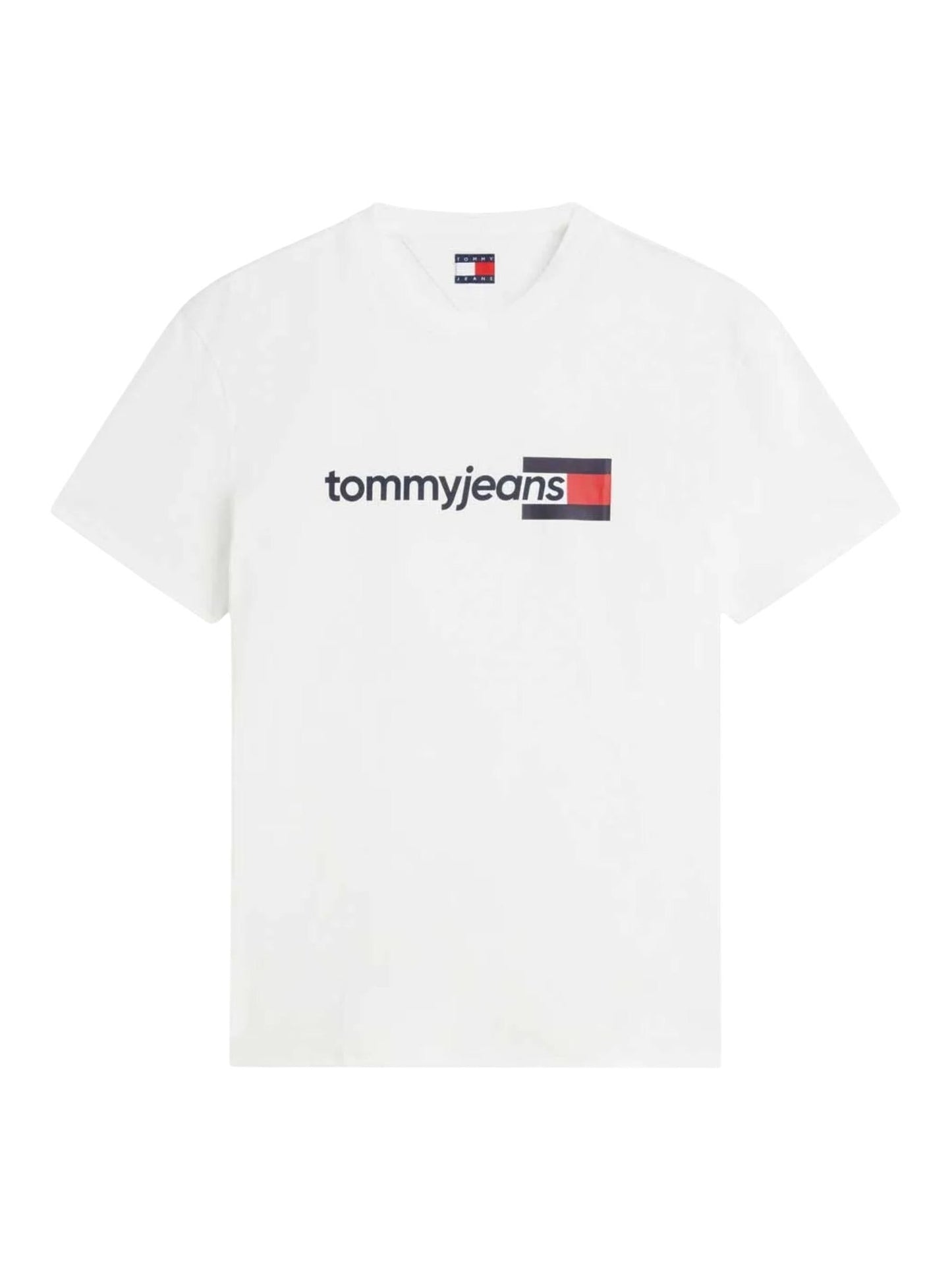 Tommy Jeans · Тениска · Бял | DontMiss.bg
