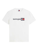 Tommy Jeans · Тениска · Бял | DontMiss.bg