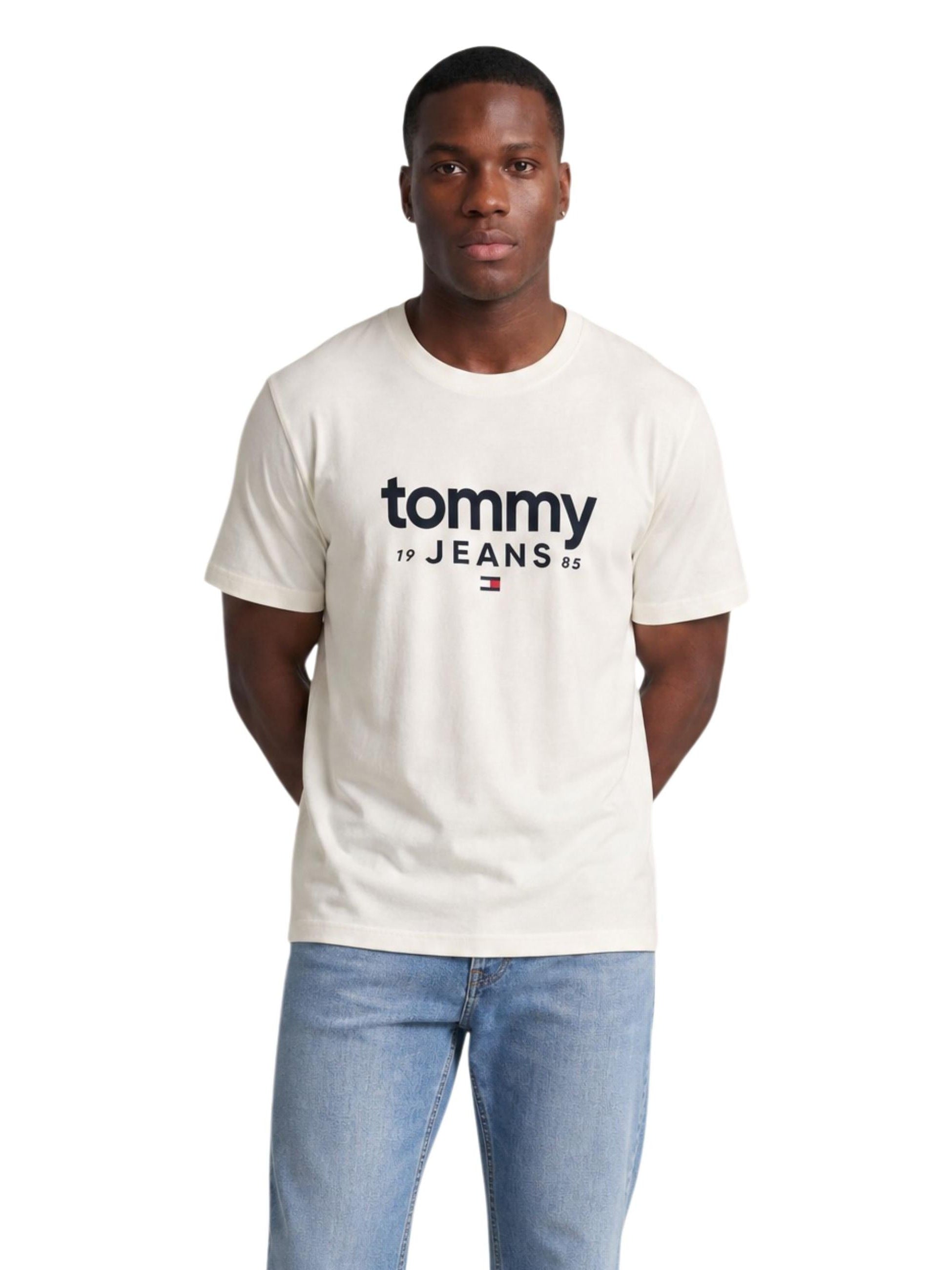 Tommy Jeans · Тениска · Бял | DontMiss.bg