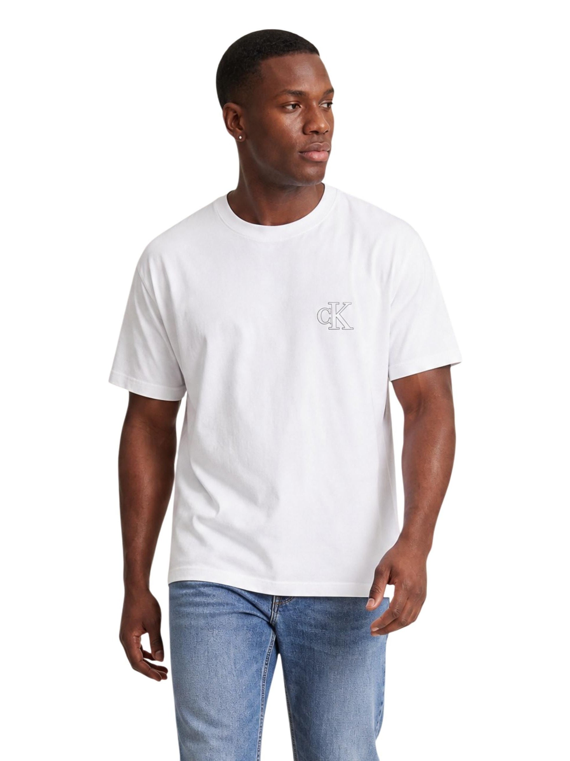 Calvin Klein Jeans · Тениска · Бял | DontMiss.bg