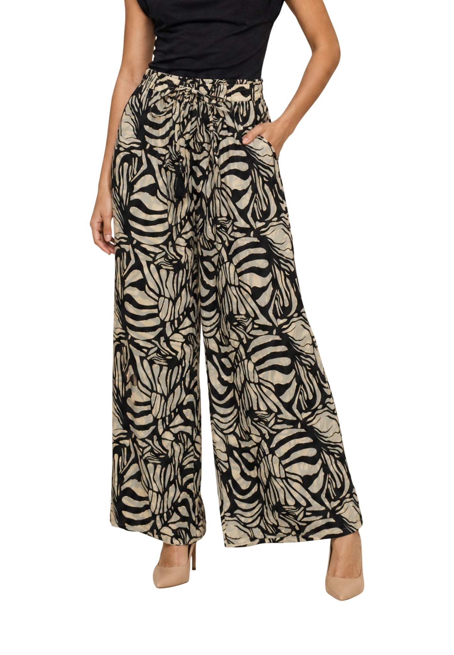 Ayfee · Панталони · PANTALONE AMPIO ELASTICO CON COULISSE | DontMiss.bg