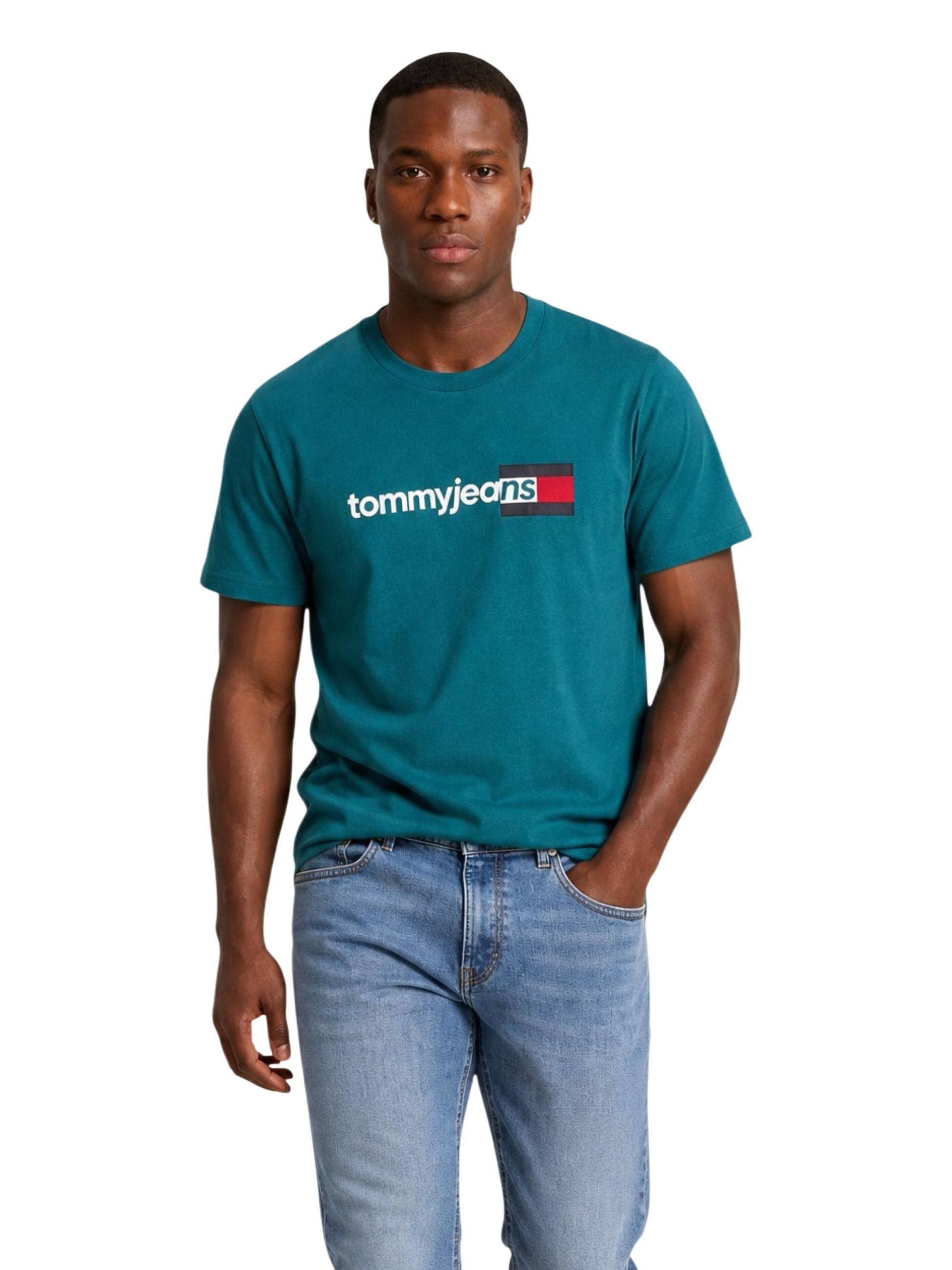 Tommy Jeans · Тениска · Зелен | DontMiss.bg