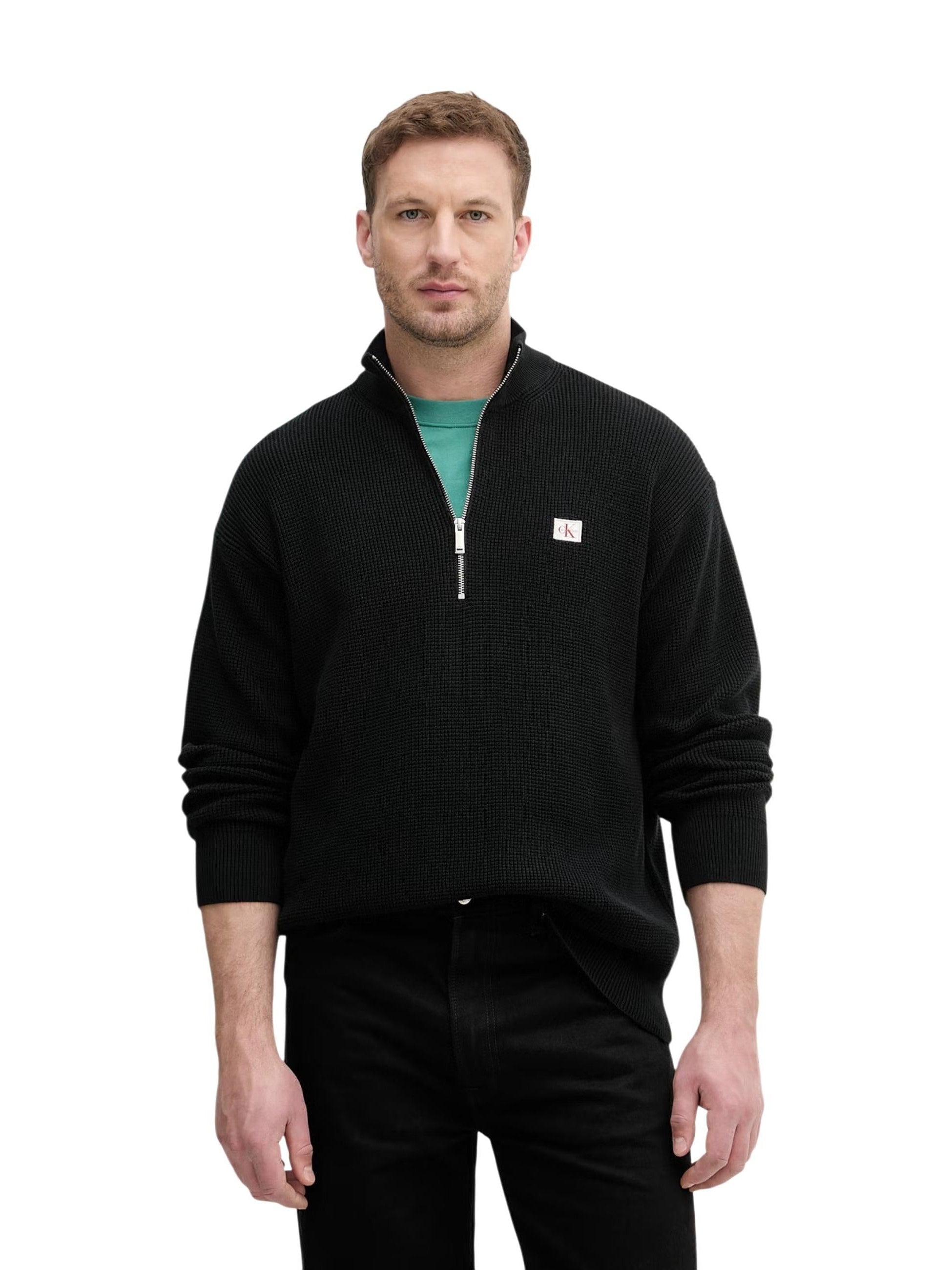 Calvin Klein Jeans · Пуловер · Черен | DontMiss.bg