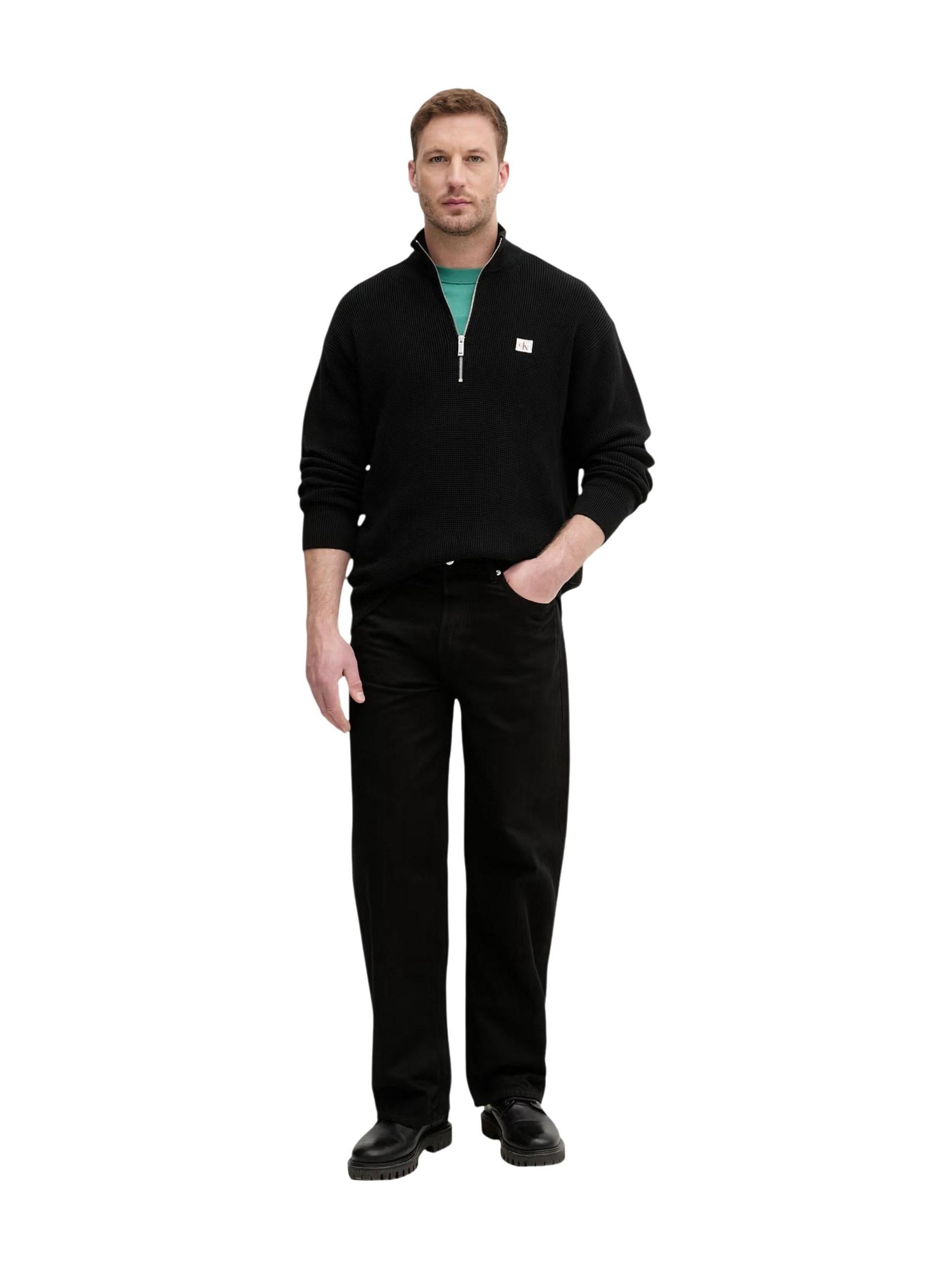 Calvin Klein Jeans · Пуловер · Черен | DontMiss.bg