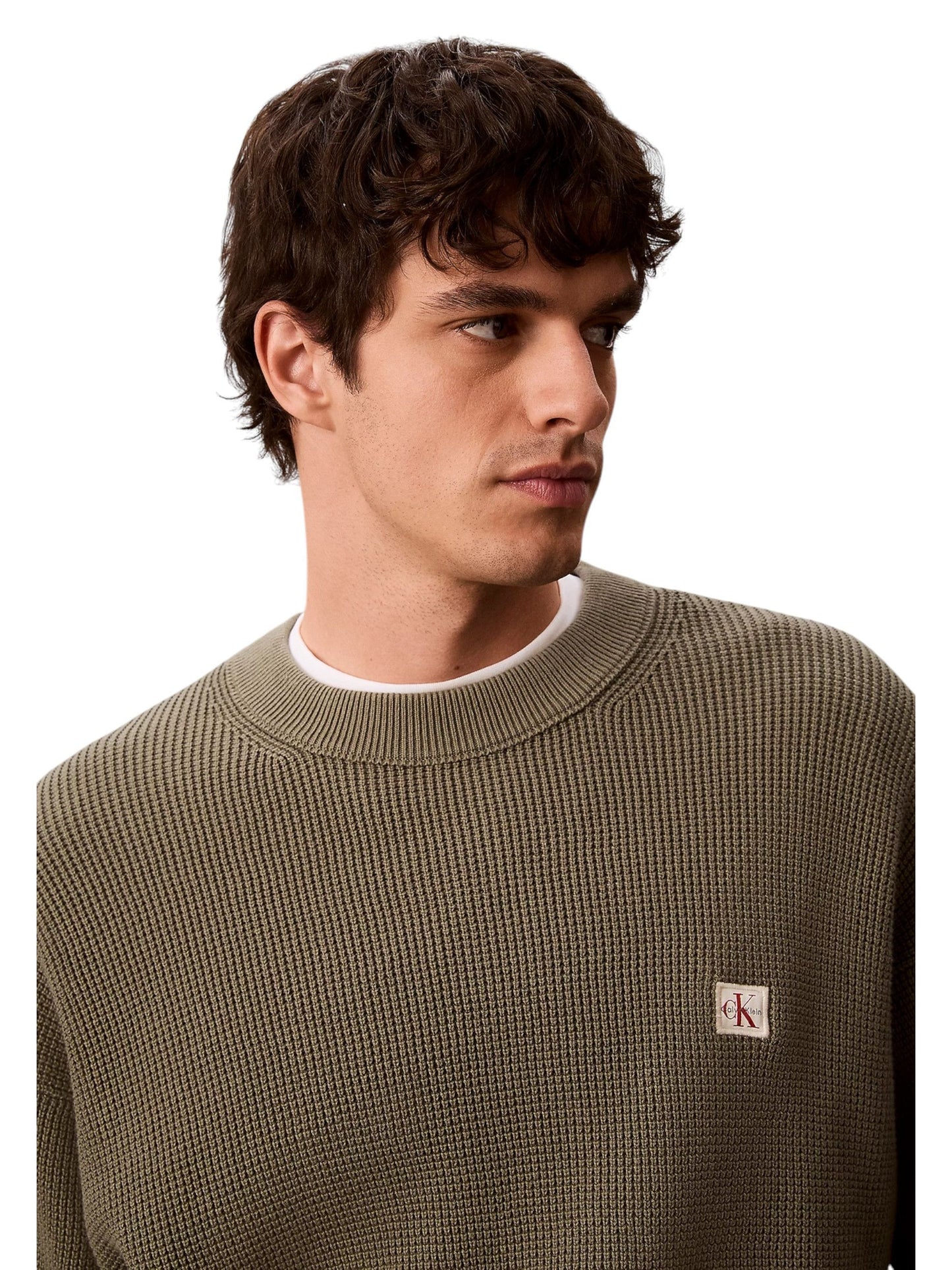 Calvin Klein Jeans · Пуловер · LS EZ COTTON WAFFLE | DontMiss.bg