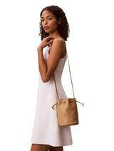 Calvin Klein · Дамска чанта · BOLD CK SMALL BUCKET BAG | DontMiss.bg