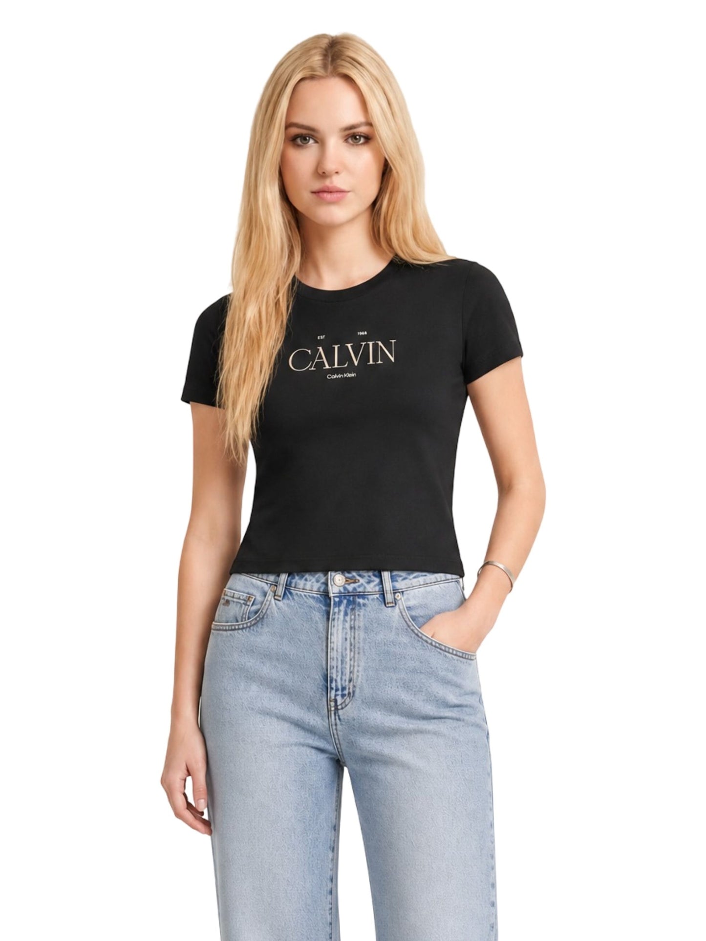 Calvin Klein Jeans · Тениска · Черен | DontMiss.bg