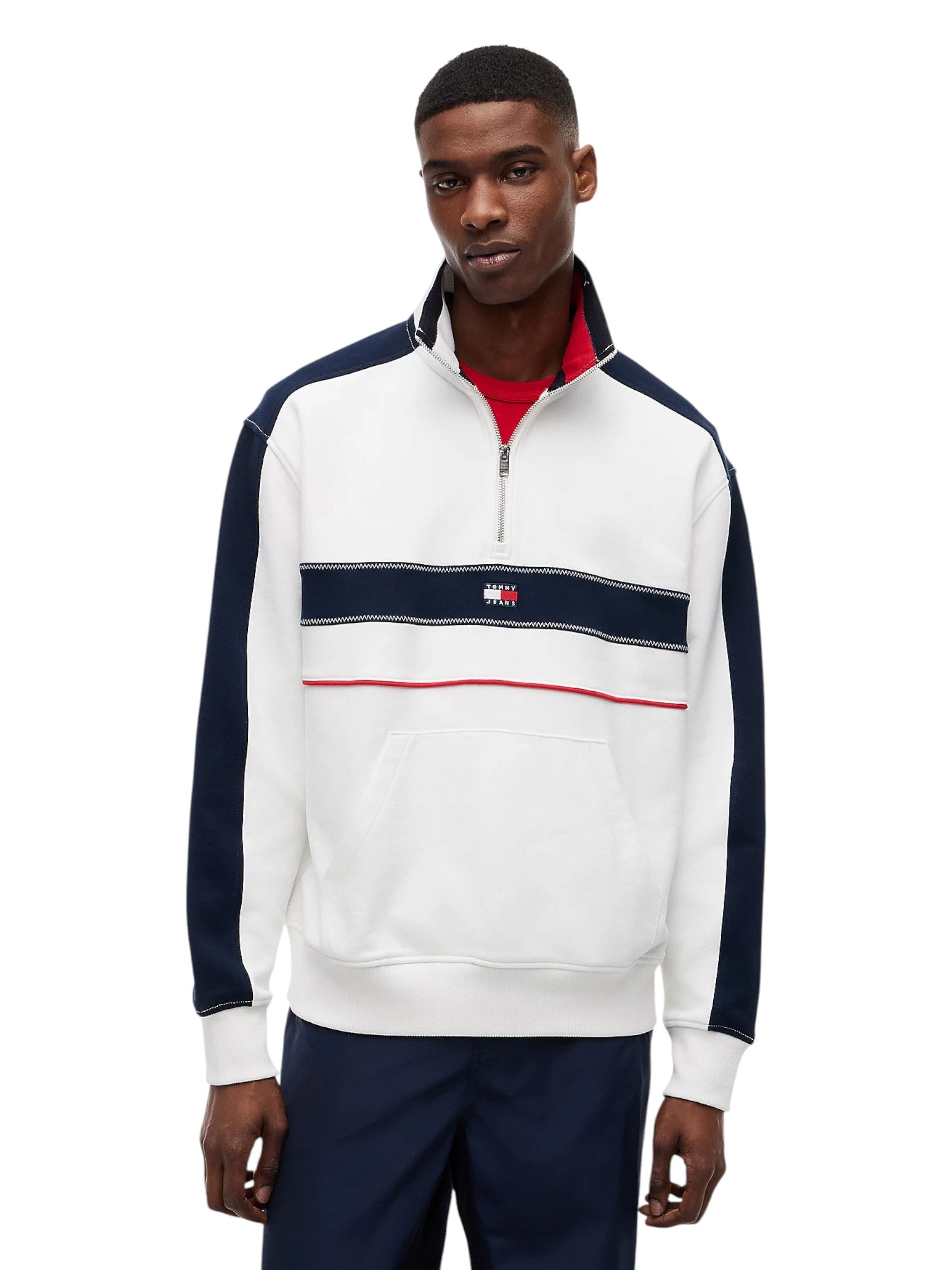 Tommy Jeans · Суитшърт · Бял | DontMiss.bg