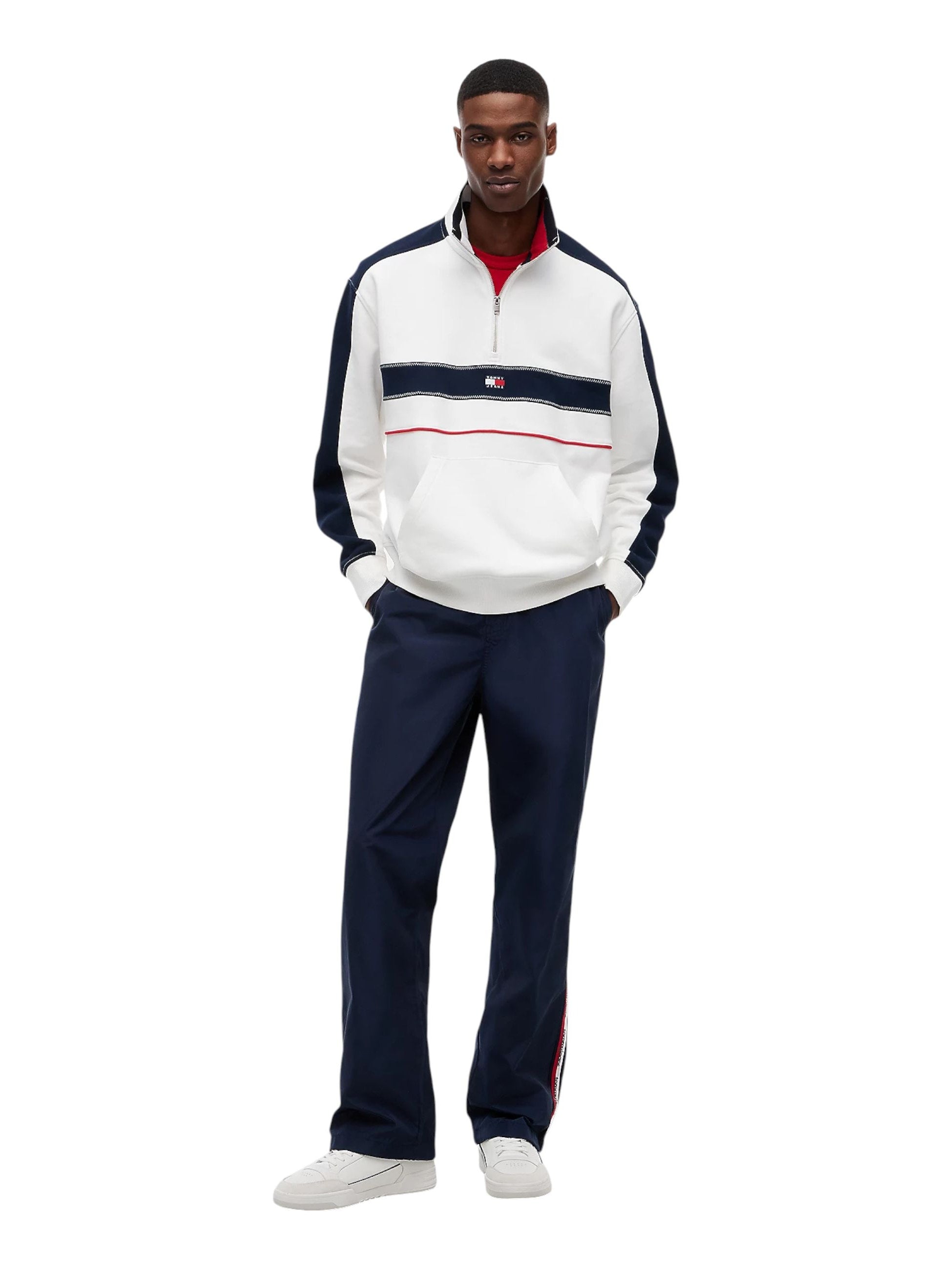 Tommy Jeans · Суитшърт · Бял | DontMiss.bg