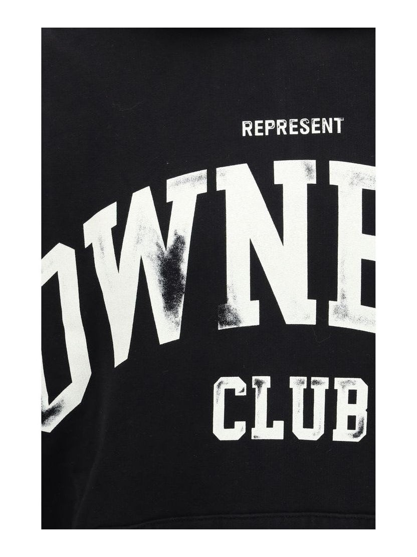 Represent · Суитшърт · Черен | DontMiss.bg