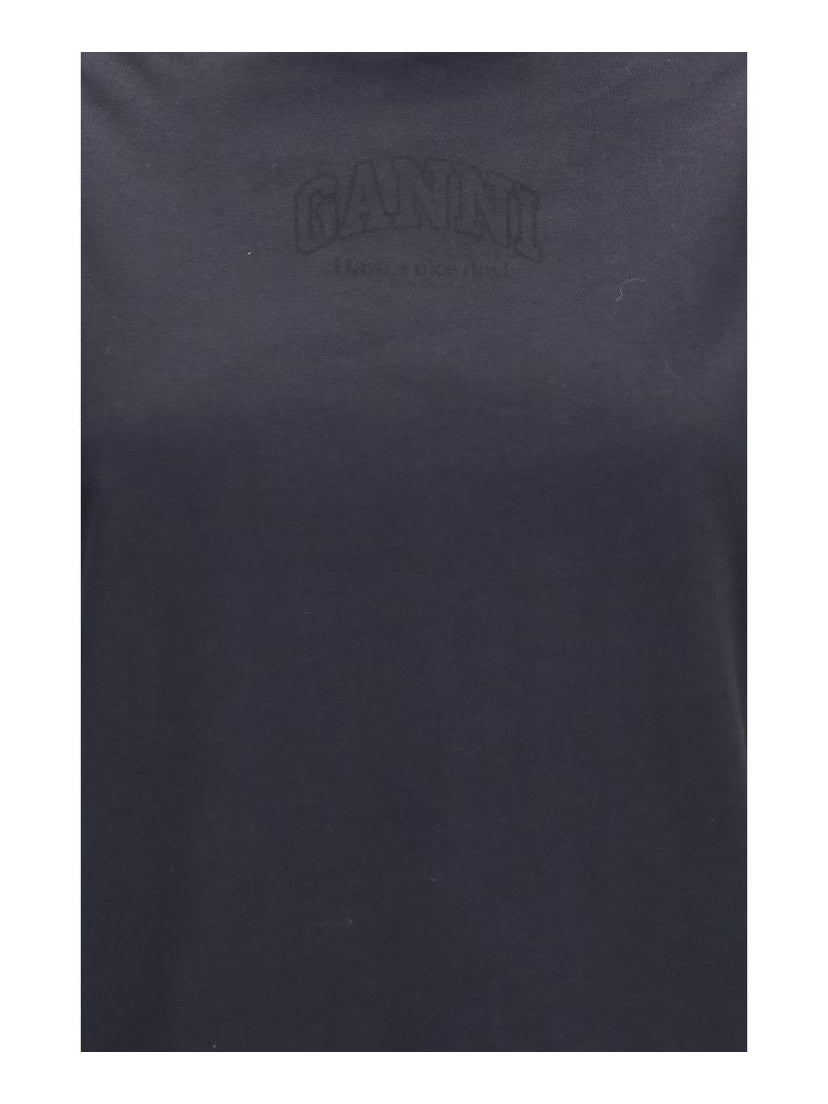 Ganni · Тениска · Черен | DontMiss.bg