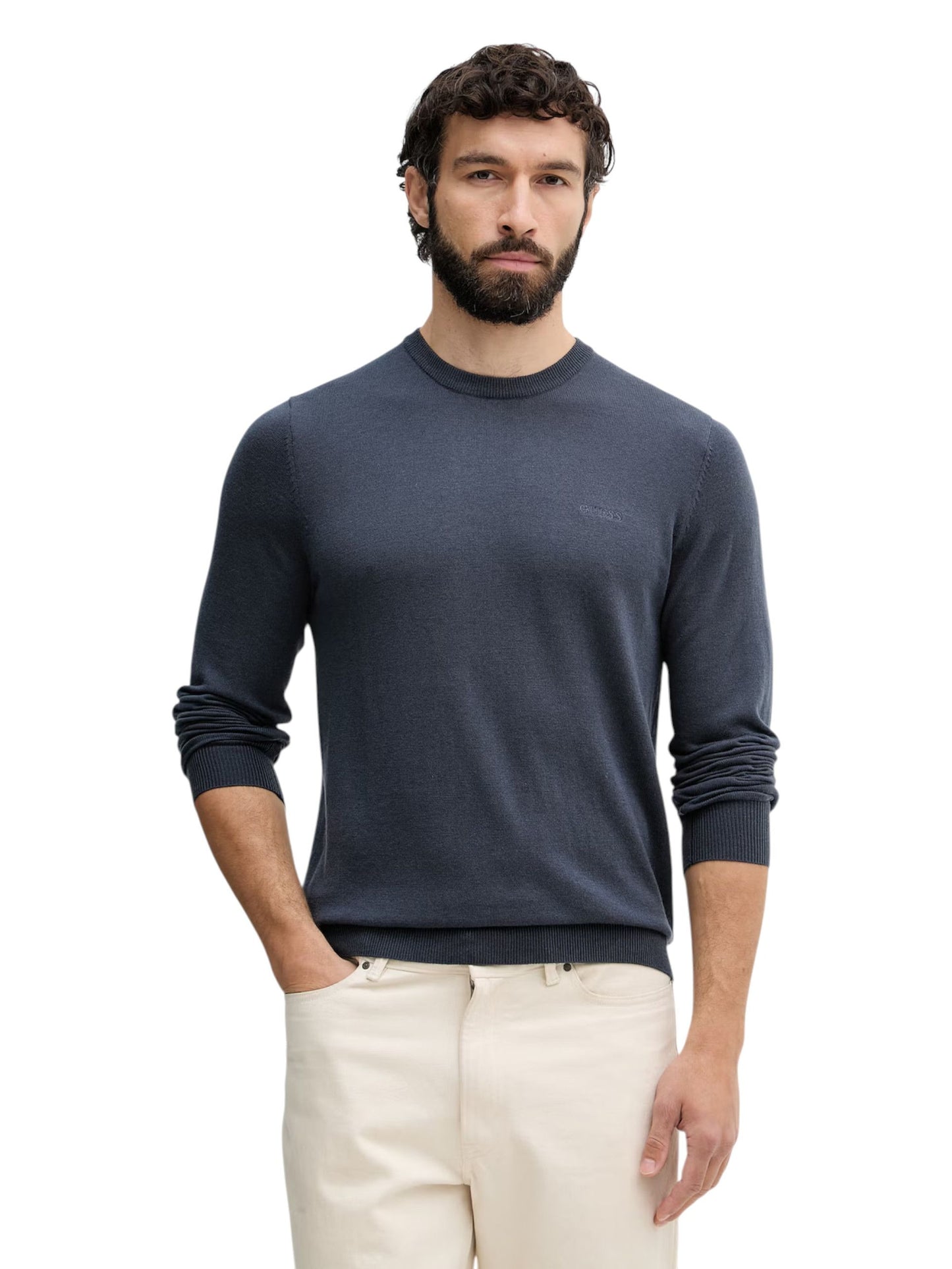Guess · Пуловер · MARCOS CN LS LOGO EM | DontMiss.bg