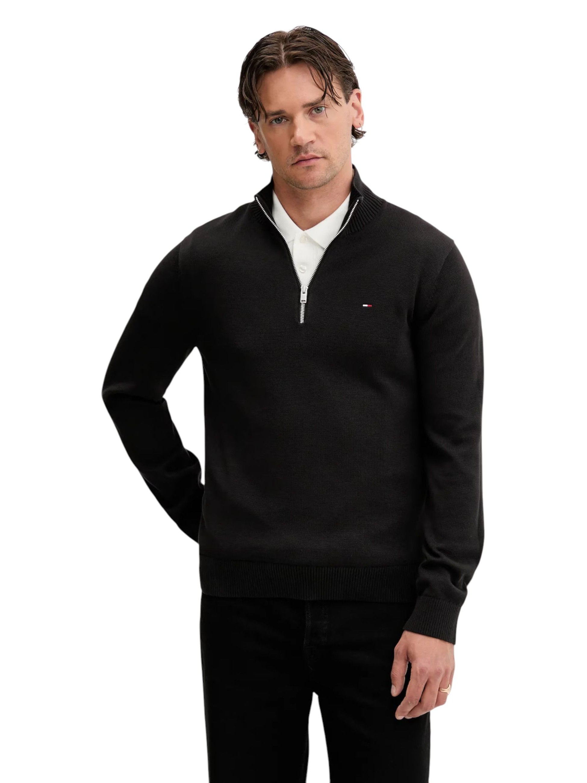 Tommy Jeans · Пуловер · Черен | DontMiss.bg