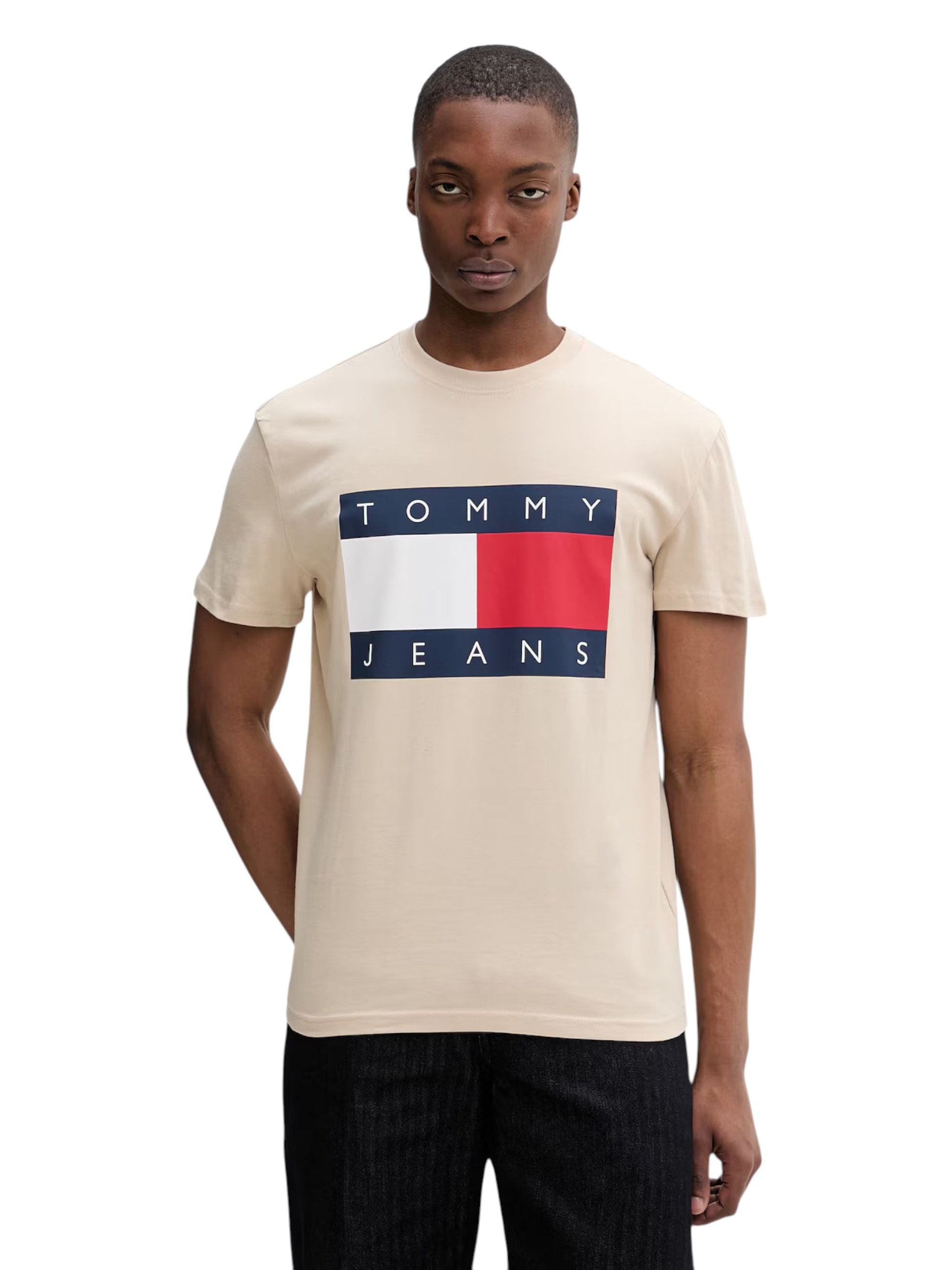 Tommy Jeans · Тениска · Бежов | DontMiss.bg