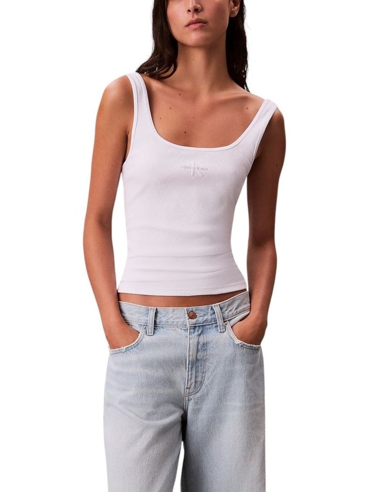 Calvin Klein Jeans · Потник · Бял | DontMiss.bg