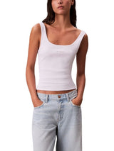 Calvin Klein Jeans · Потник · Бял | DontMiss.bg