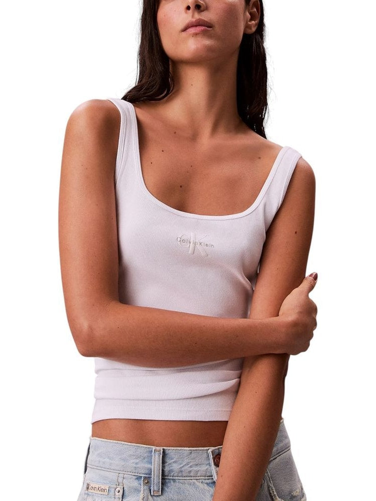 Calvin Klein Jeans · Потник · Бял | DontMiss.bg