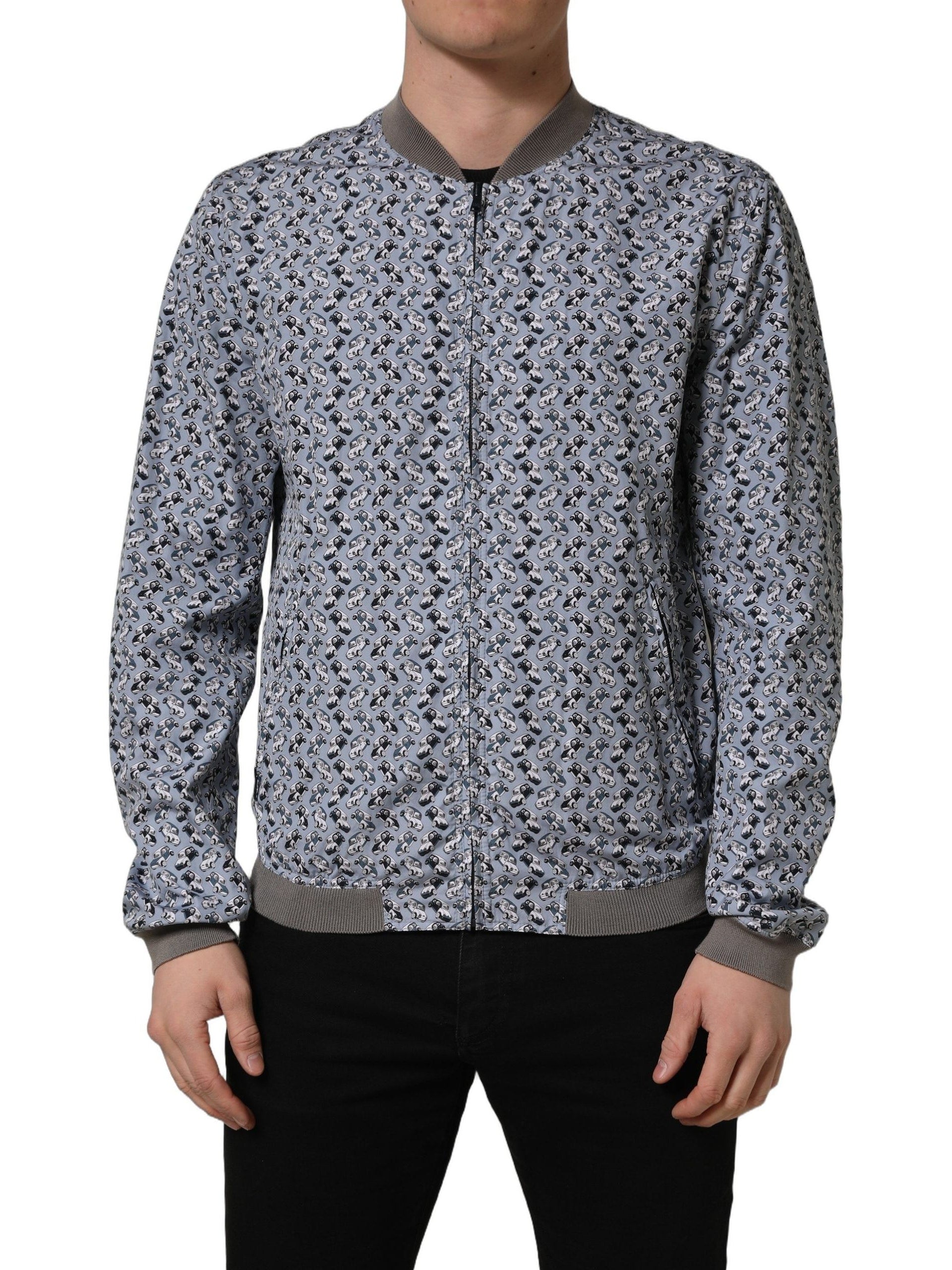 Dolce&Gabbana · Бомбър яке · Светлосин | DontMiss.bg