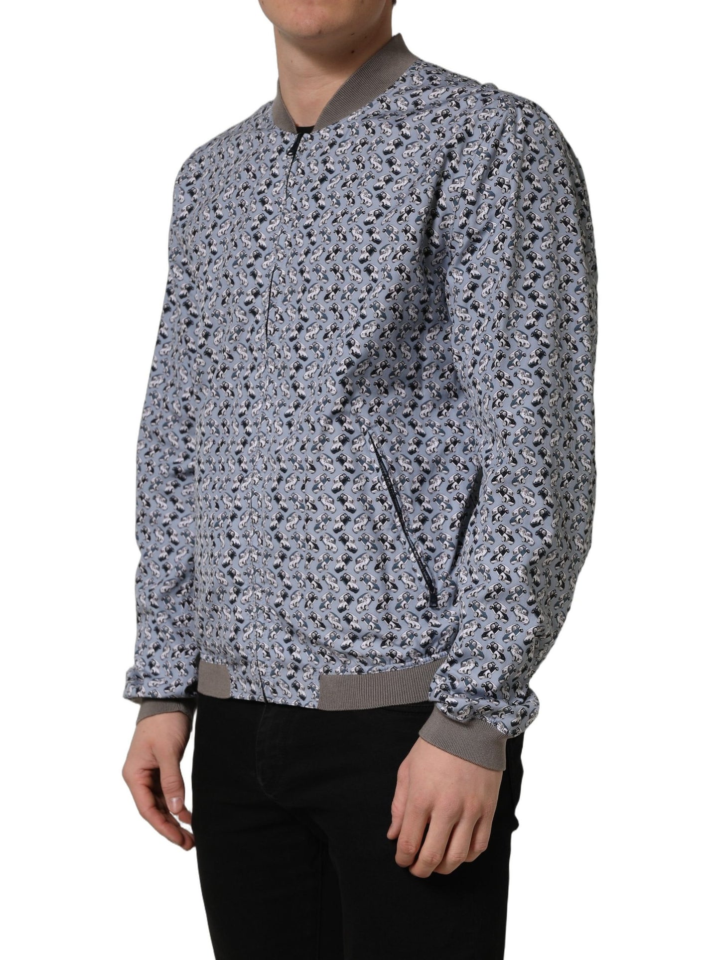 Dolce&Gabbana · Бомбър яке · Светлосин | DontMiss.bg