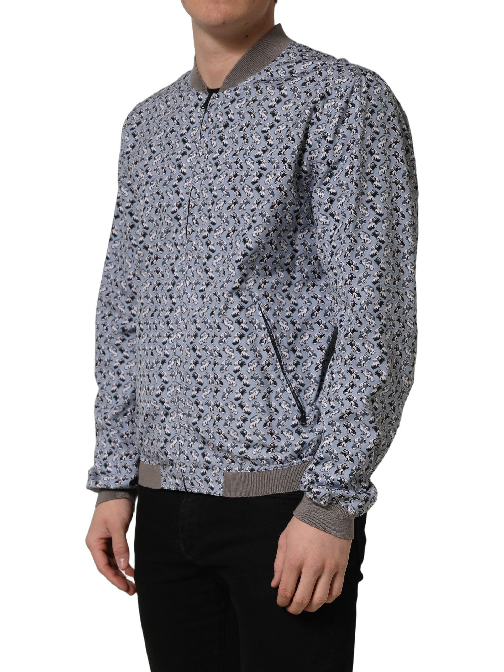 Dolce&Gabbana · Бомбър яке · Светлосин | DontMiss.bg
