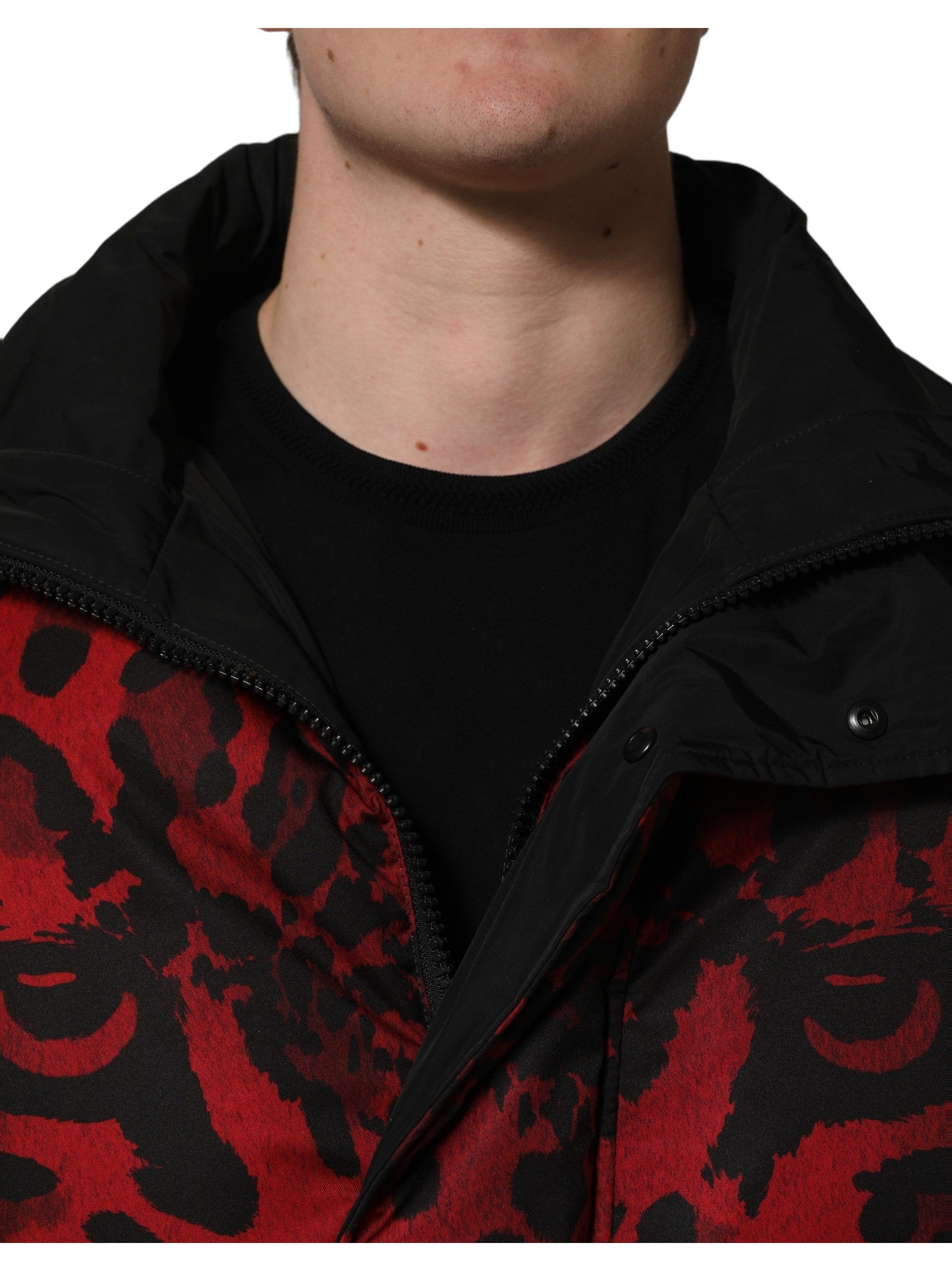 Dolce&Gabbana · Пухено яке · Red/Black | DontMiss.bg