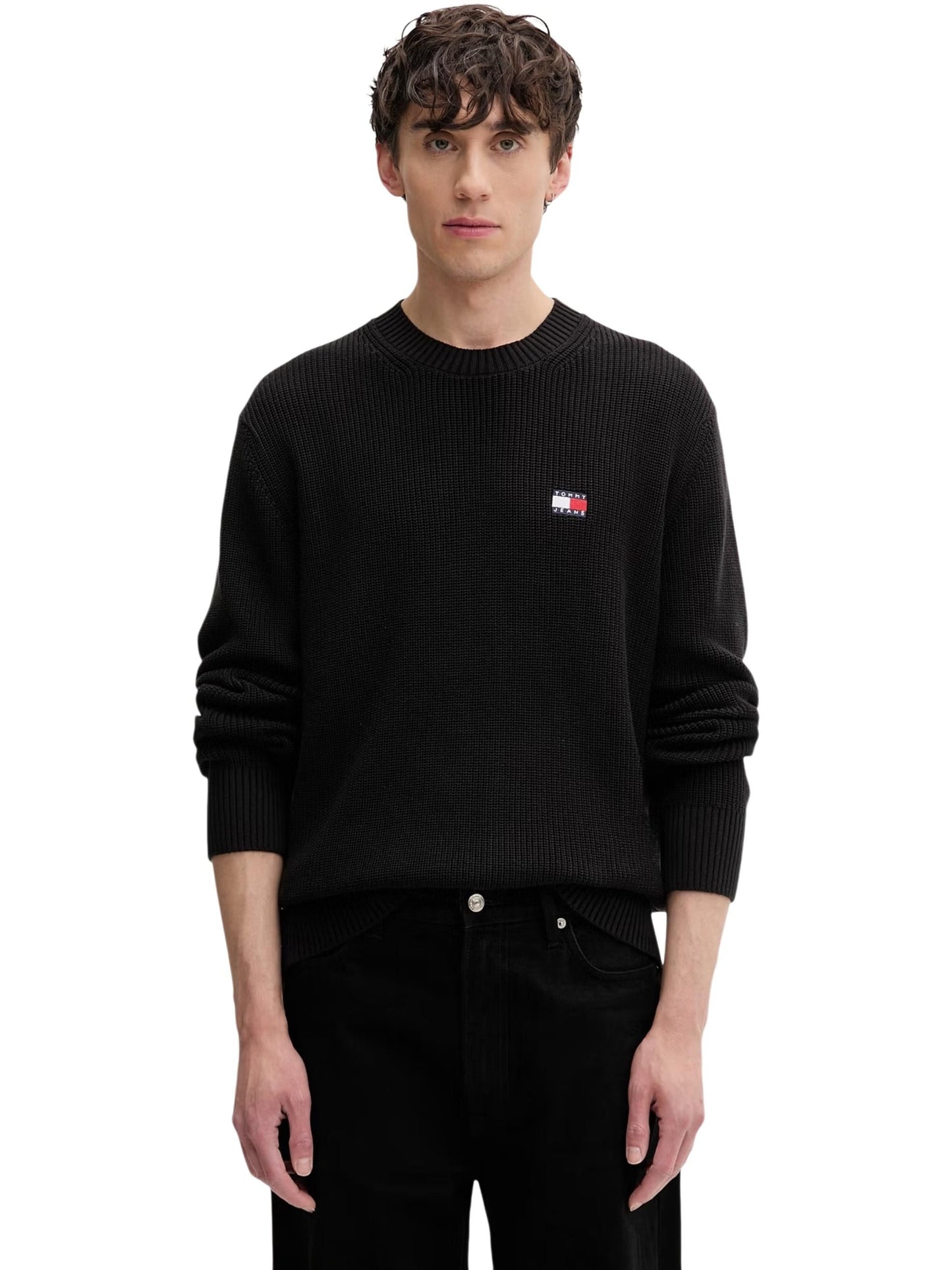 Tommy Jeans · Пуловер · Черен | DontMiss.bg
