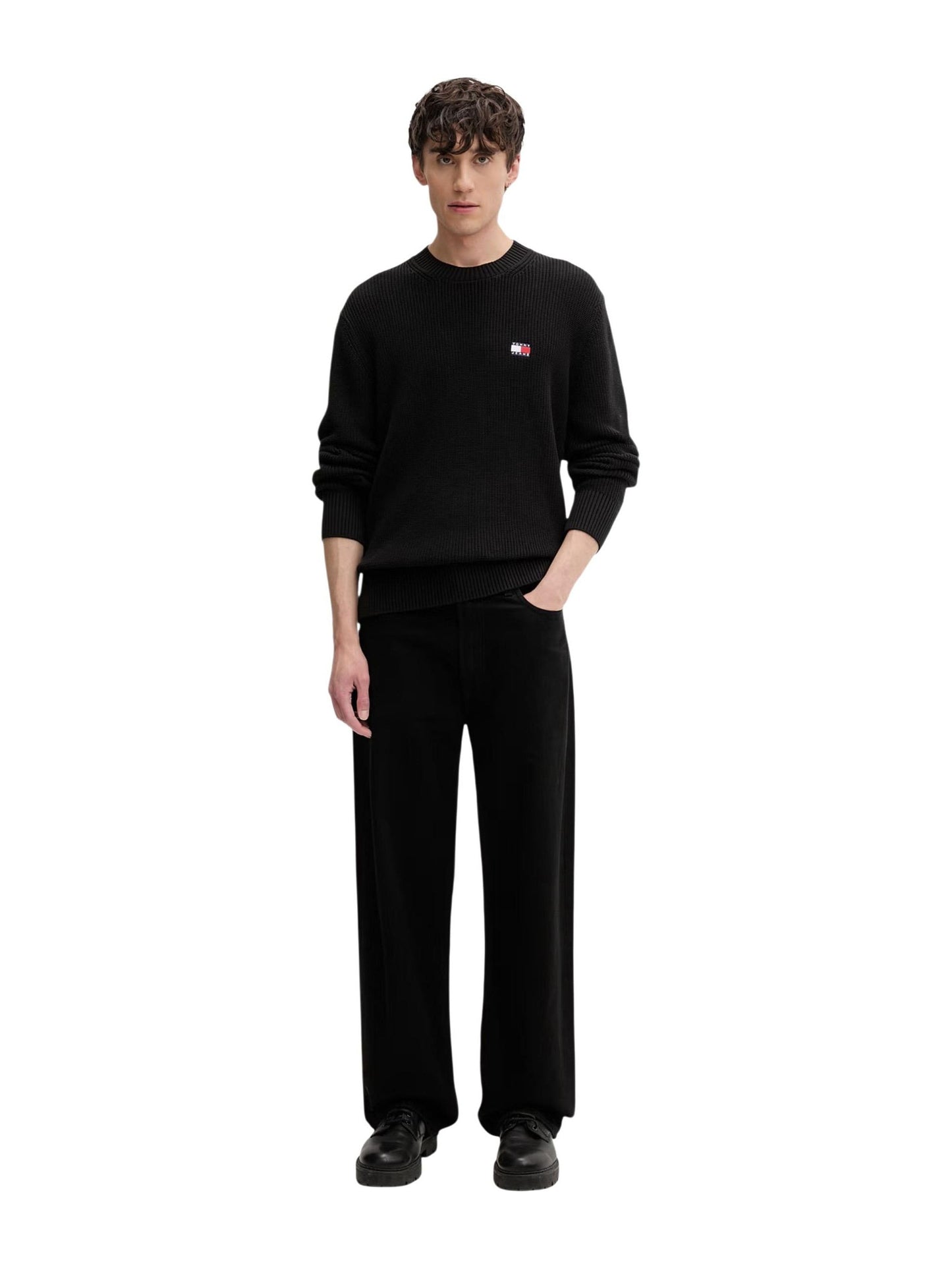 Tommy Jeans · Пуловер · Черен | DontMiss.bg