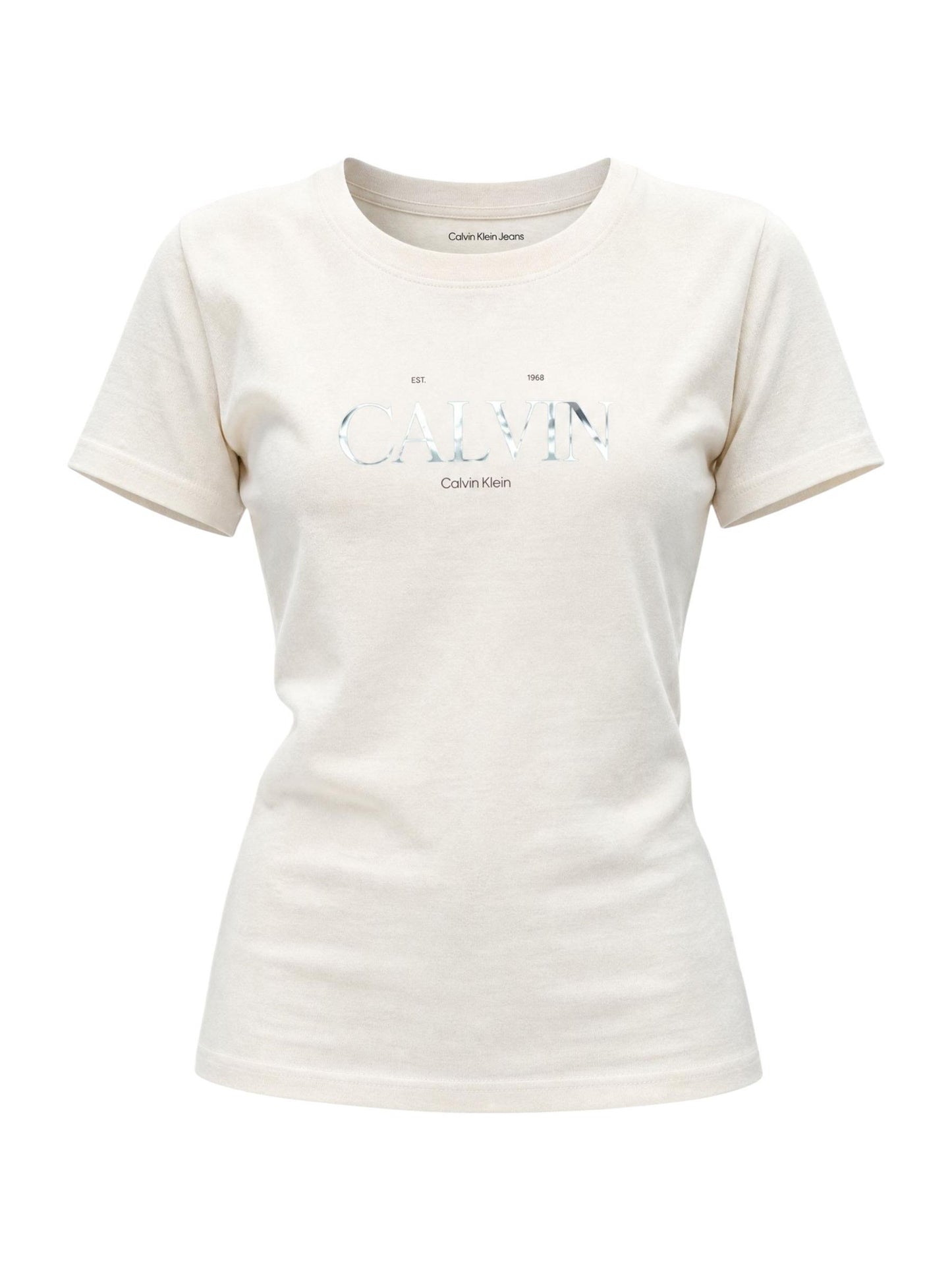 Calvin Klein Jeans · Тениска · Бял | DontMiss.bg