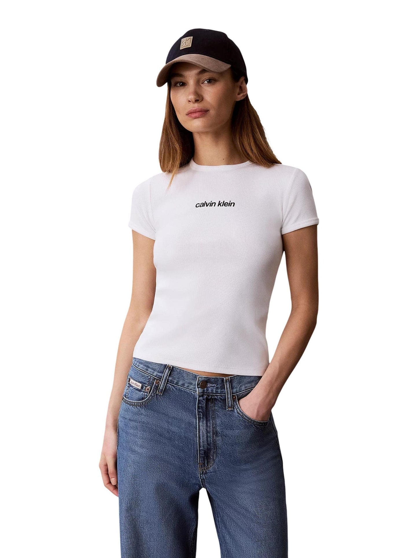 Calvin Klein Jeans · Тениска · Бял | DontMiss.bg