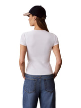 Calvin Klein Jeans · Тениска · Бял | DontMiss.bg