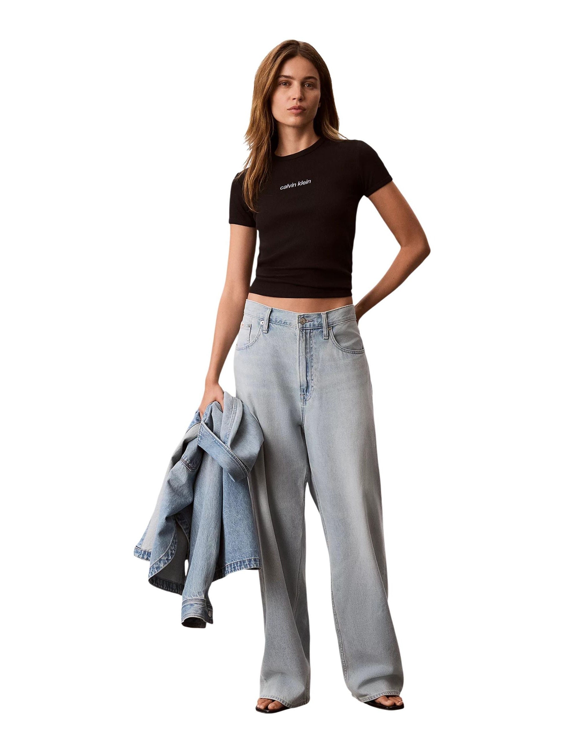Calvin Klein Jeans · Тениска · Черен | DontMiss.bg