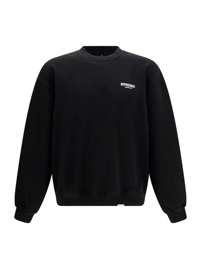 Represent · Суитшърт · Черен | DontMiss.bg