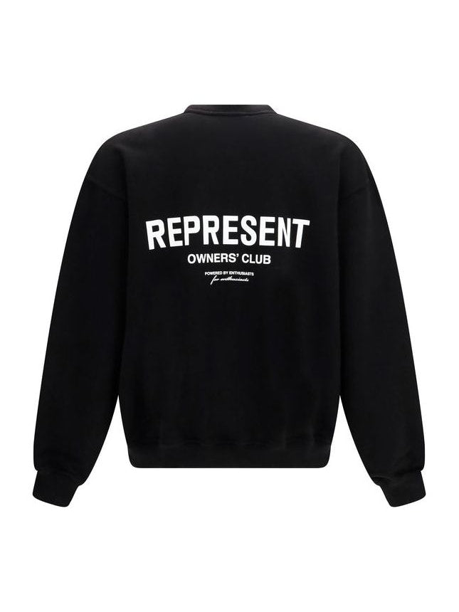 Represent · Суитшърт · Черен | DontMiss.bg