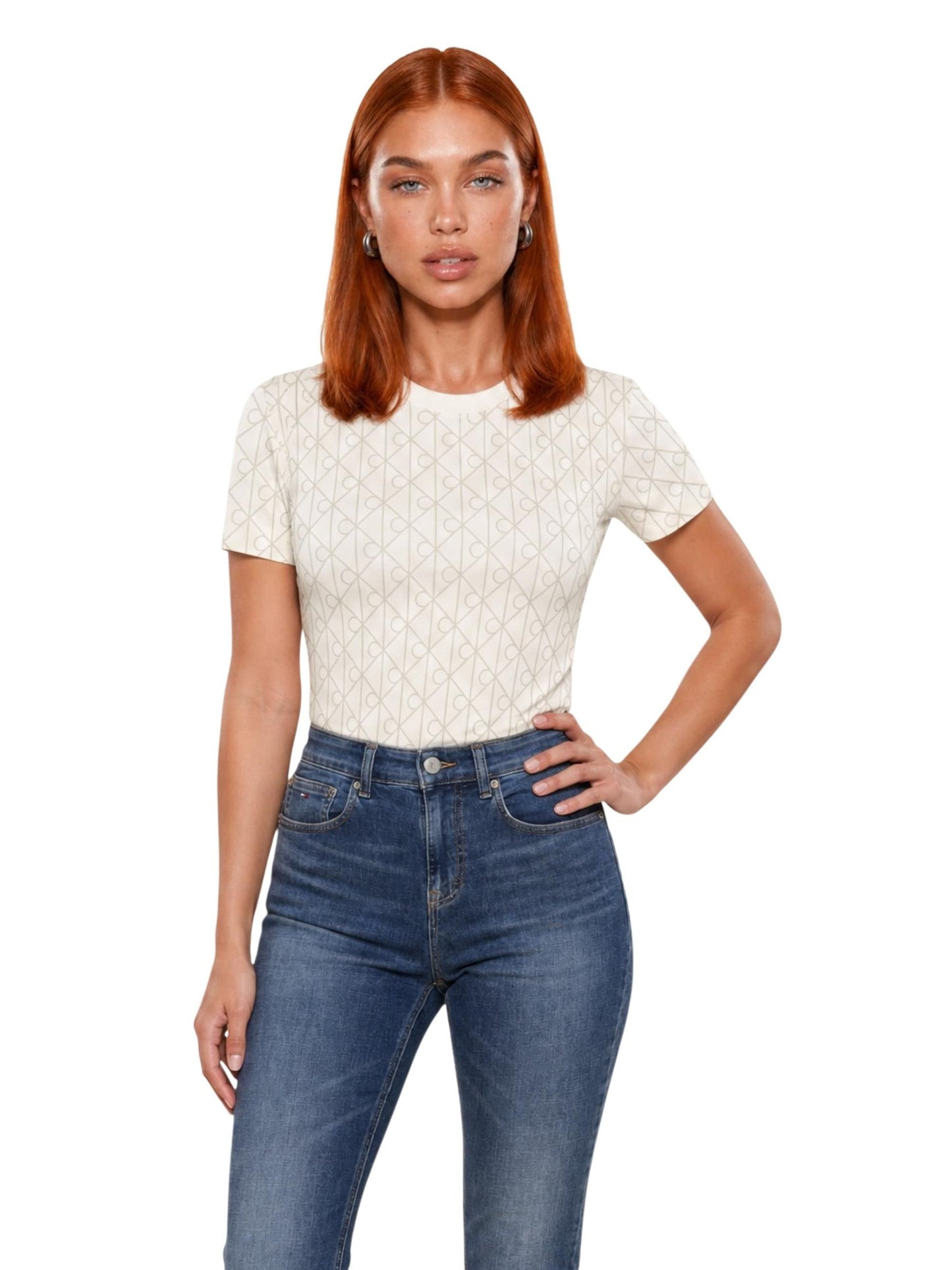 Calvin Klein Jeans · Тениска · Бял | DontMiss.bg