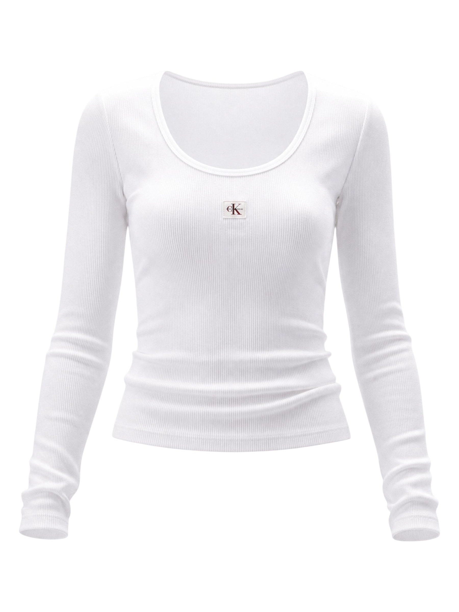 Calvin Klein Jeans · Тениска · Бял | DontMiss.bg