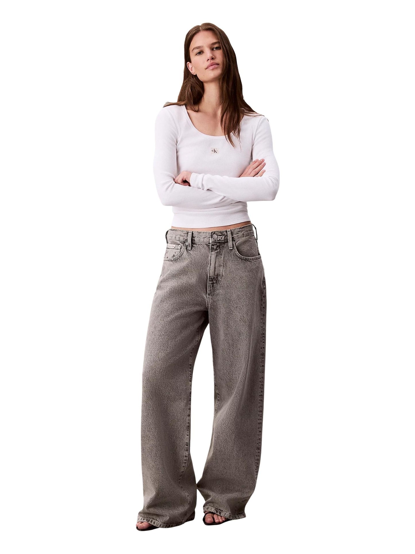 Calvin Klein Jeans · Тениска · Бял | DontMiss.bg