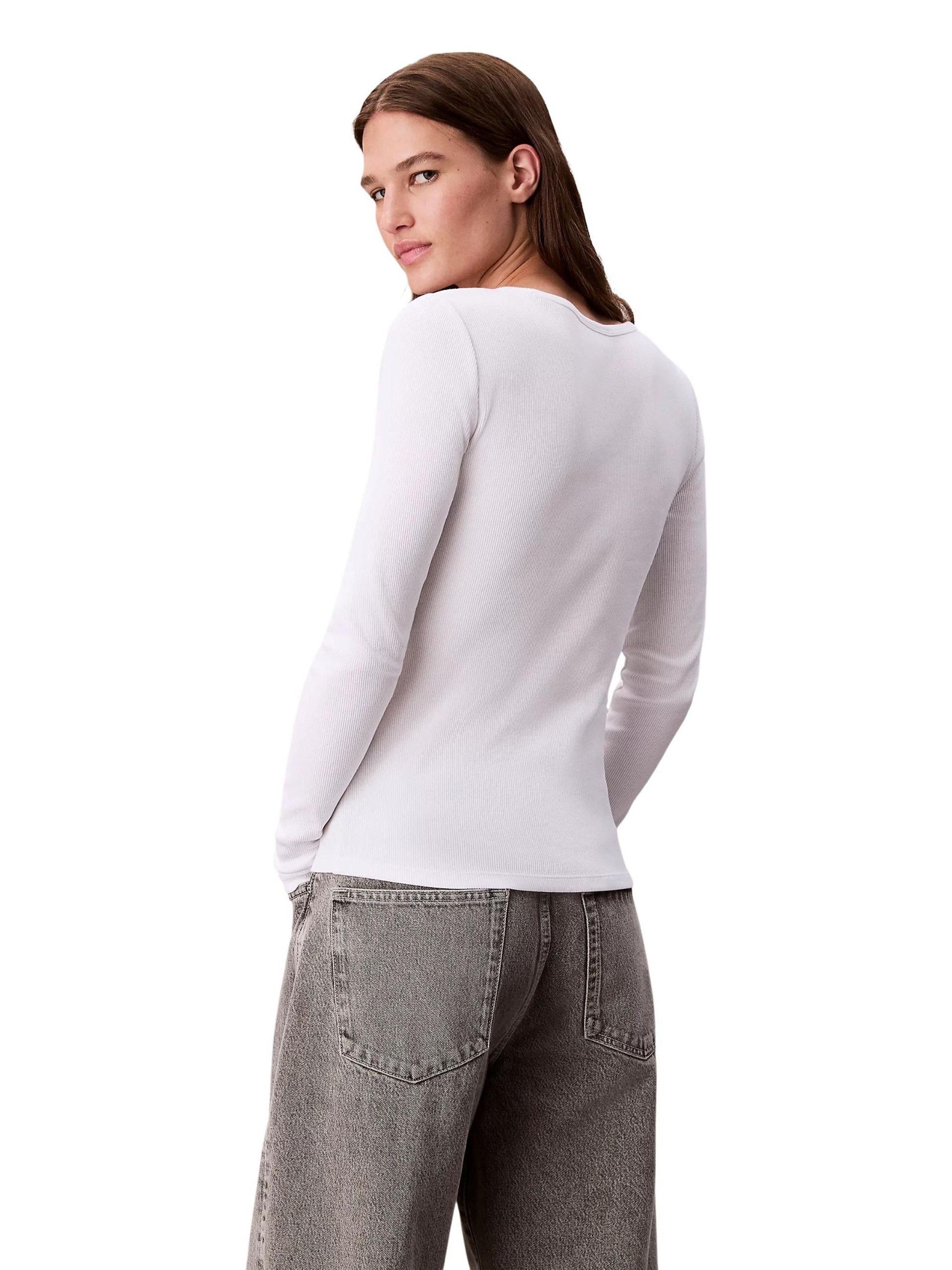 Calvin Klein Jeans · Тениска · Бял | DontMiss.bg