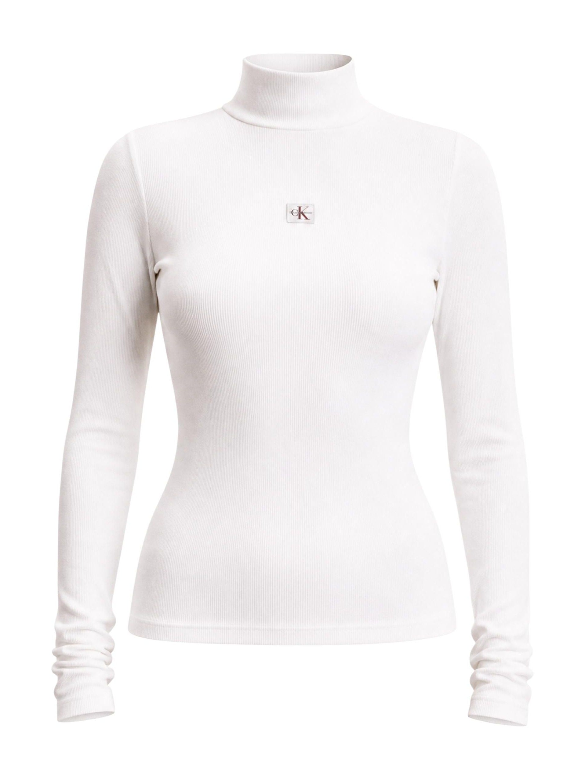 Calvin Klein Jeans · Поло · LS WOVEN LABEL TURTL | DontMiss.bg